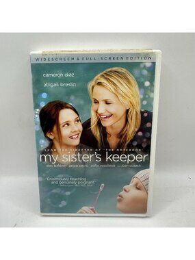 My Sisters Keeper DVD Full Screen Widescreen PG13 Cameron Diaz Warner Bros